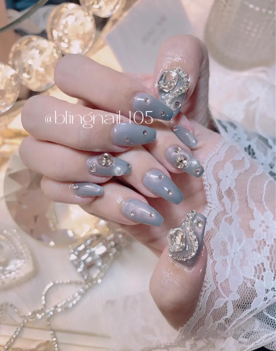 ネイル 24時まで❤︎韓国、 ワンホンネイルのネイルデザイン