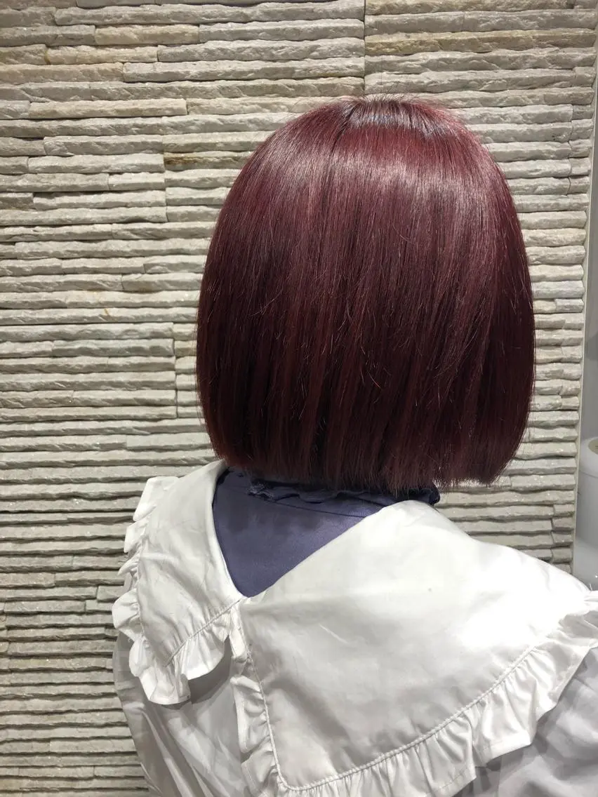 ショート カラー ヘアカラー トリートメント 一戸 拓斗のヘアスタイル