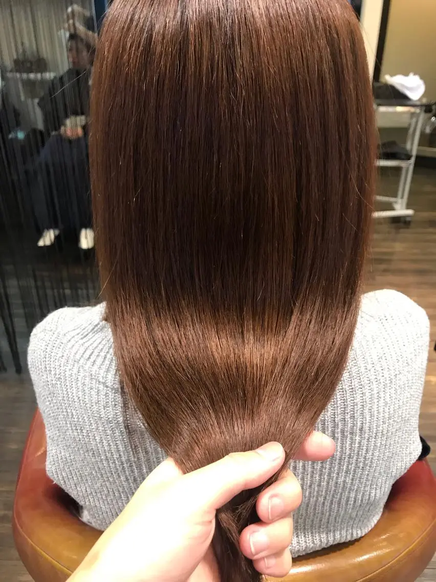ロング カラー 縮毛矯正/ 髪質改善 /ショート 圍 崇行のヘアスタイル