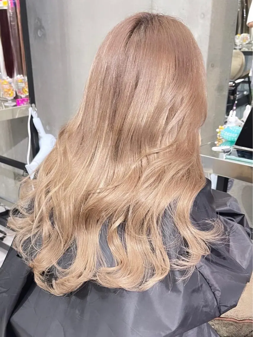 セミロング エクステ Lavy Kyoto エクステのヘアスタイル