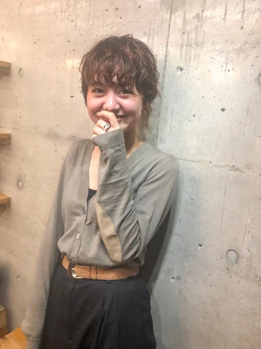 ショート カラー ベージュカラー ショートヘア カット ヘアカラー トリートメント ヘアセット センスをお届けします 大谷将生infpのヘアスタイル