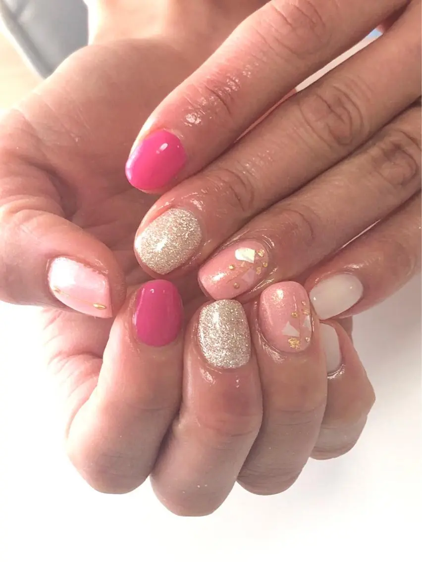 ネイル アートネイル 長さ出し フットネイル グリーン ニュアンスネイル Lily Roseスタッフ一同のマツエク・マツパデザイン