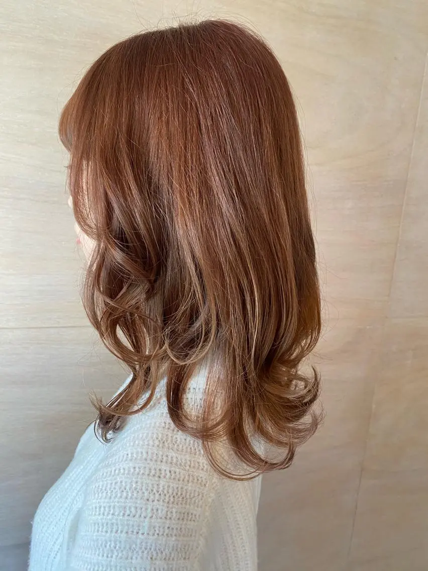 ミディアム レイヤーカット 立花 ふたば🌱のヘアスタイル