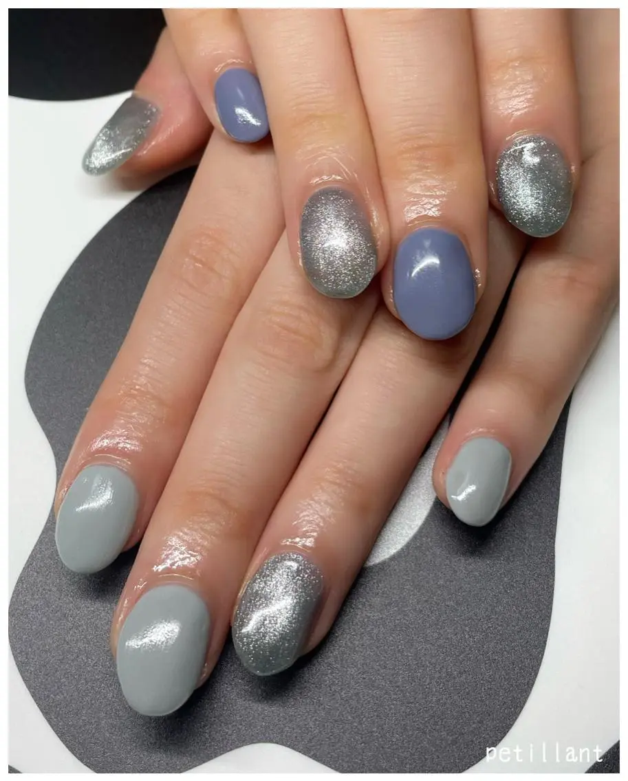 ネイル マグネットネイル nail salon petillantのネイルデザイン