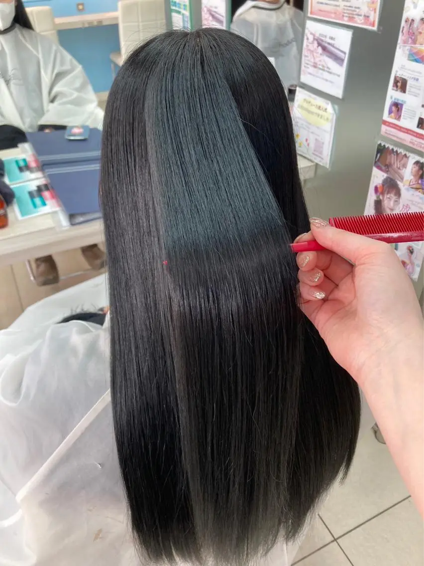 ロング 朝ラク縮毛矯正 kiryuのヘアスタイル