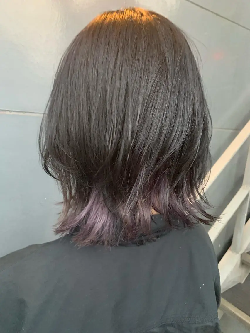 ショート カラー ウルフカット natsu fujinoのヘアスタイル