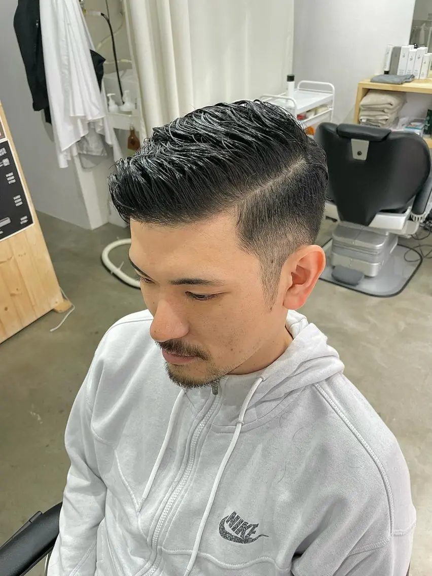 ショート メンズ くせ毛 カット 💈メンズパーマ💈 ナカザワ リョウのヘアスタイル