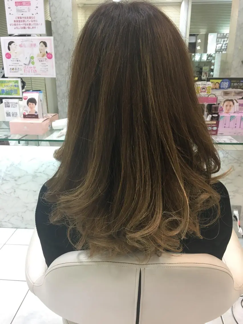 カラー グラデーションカラー 落合孝臣/新潟駅南 /髪質改善のヘアスタイル