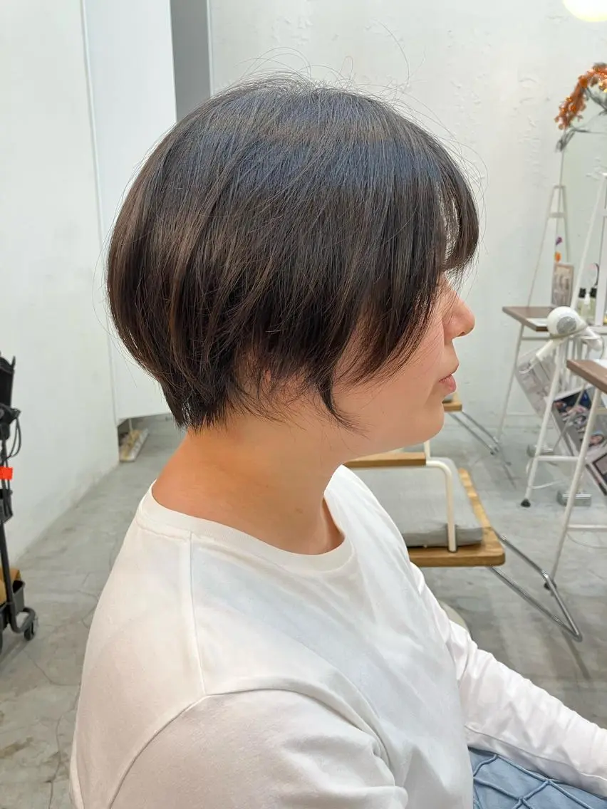 ショート ショートヘア 韓国ヘア⭐︎髪質改善 io（イオ）のヘアスタイル