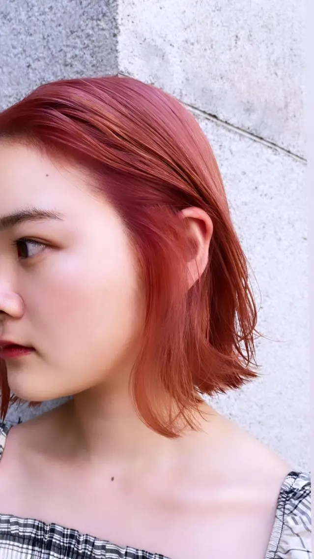 ショート カラー カット ヘアカラー タカノ ノゾミのヘアスタイル