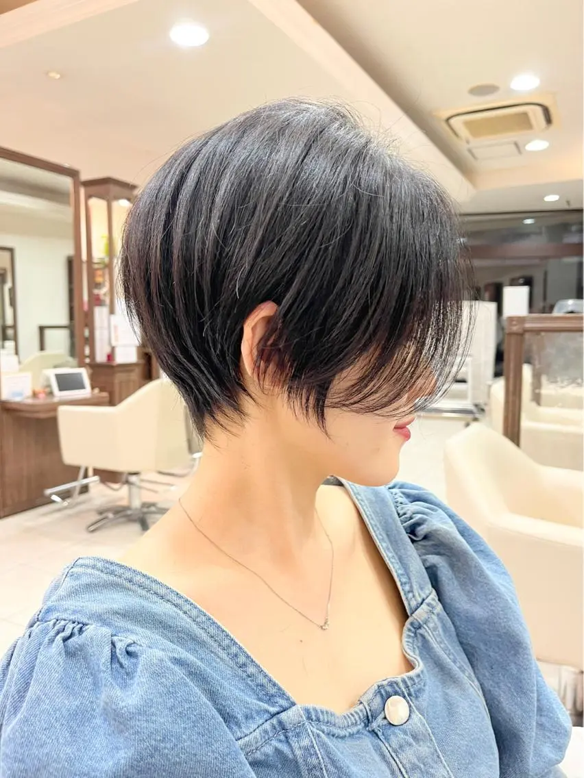 ショート ショートボブ ハンサムショート ボブ くびれヘア ハイライト カット ヘアカラー トリートメント 《大人気髪質改善》 プログレス国分寺店のヘアスタイル