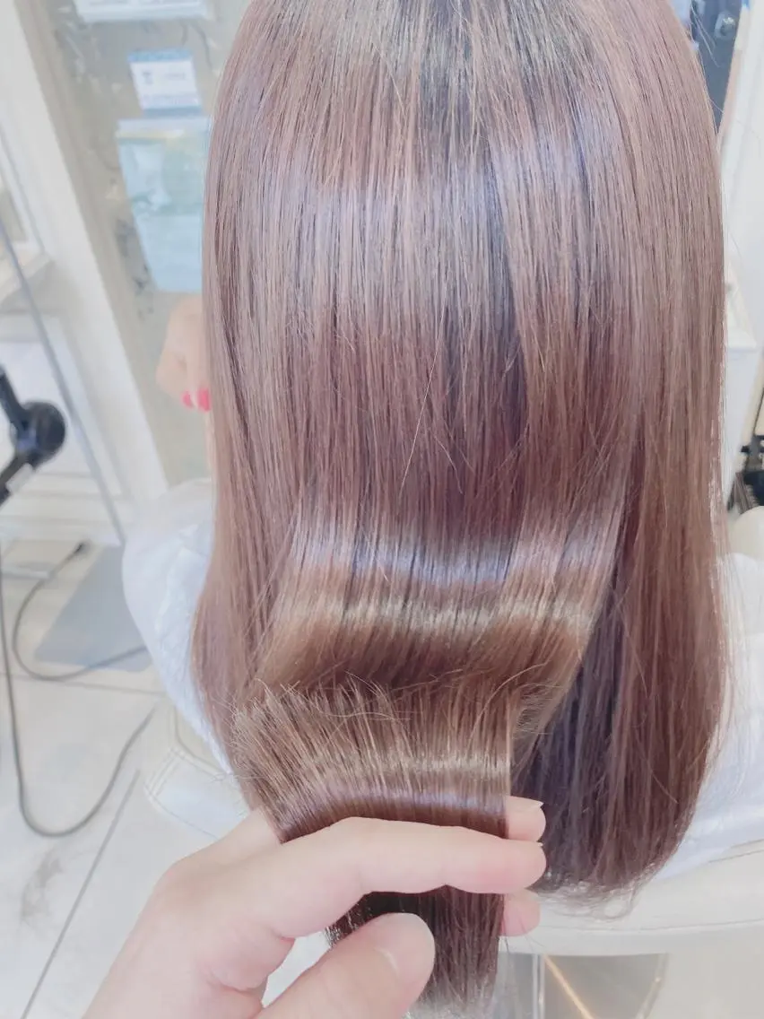 ロング パーマ 縮毛矯正 ☘️タナアミ ディレクター☘️のヘアスタイル