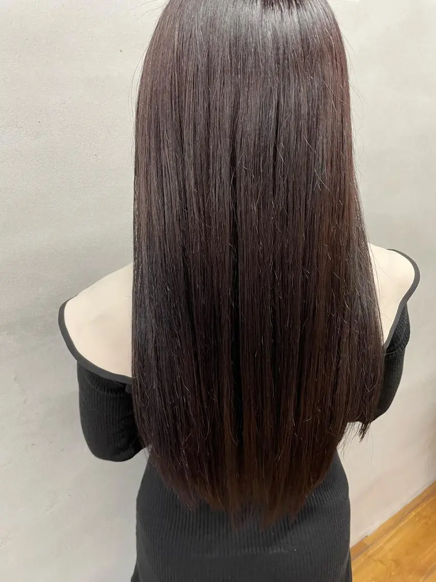 セミロング カラー アッシュ ラベンダーカラー ラベンダーアッシュ ヘアカラー トリートメント 女性リピ90%🍨 🩷佐藤みずきのヘアスタイル