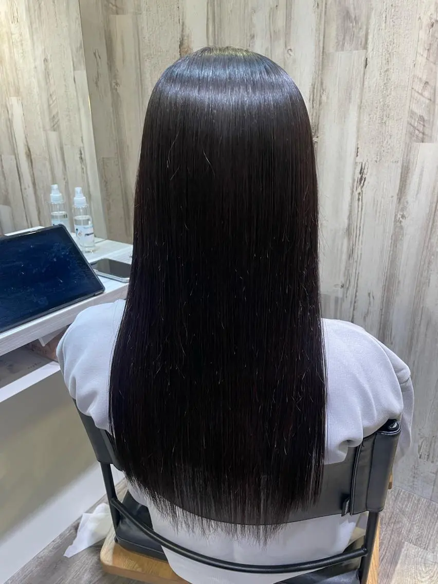 ロング 縮毛矯正 トリートメント カット 縮毛矯正 トリートメント しのはら まどかのヘアスタイル