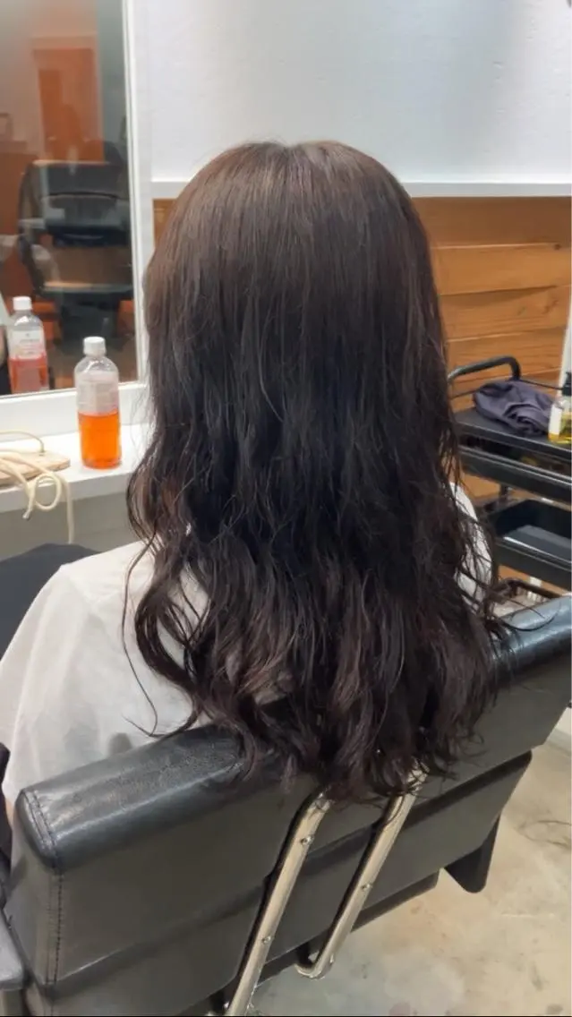 ロング パーマ 本田 央介のヘアスタイル