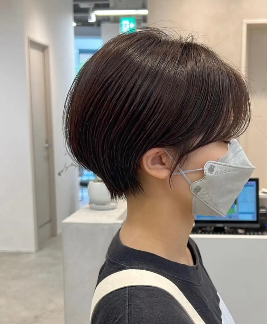 ショート ショートヘア 表参道レイヤーカット 髪質改善山岸季生のヘアスタイル