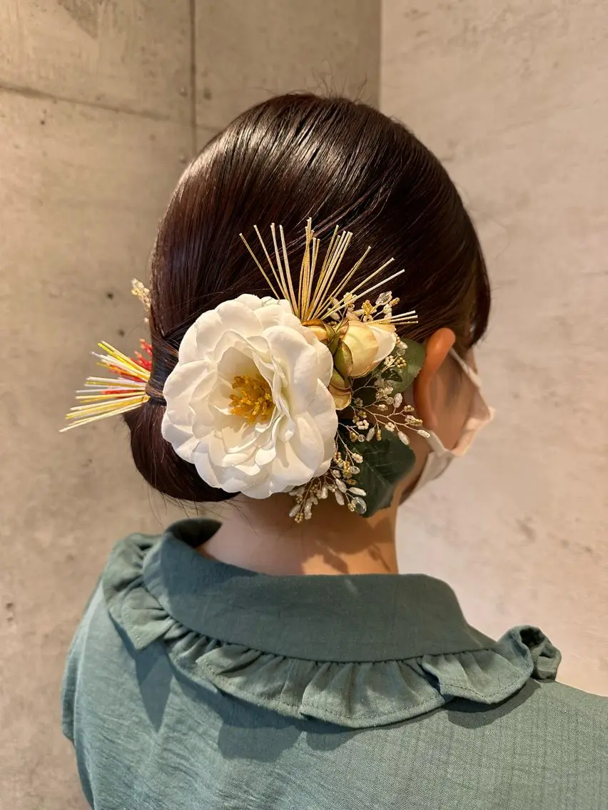 セミロング ヘアアレンジ 🎀ヘアセット/艶髪 /はやしほのか🎀のヘアスタイル