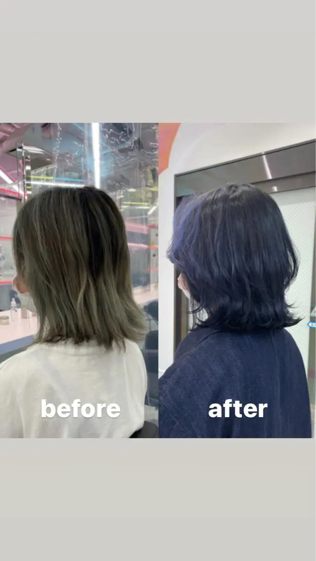 ミディアム カラー パーマ ヘアアレンジ メンズ キッズ ネイル マツエク・マツパ KANAMI 🌏のヘアスタイル