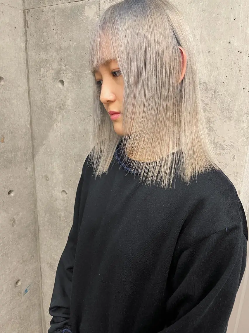 ミディアム カラー ブリーチ カット ヘアカラー トリートメント ヘアセット センスをお届けします 大谷将生infpのヘアスタイル
