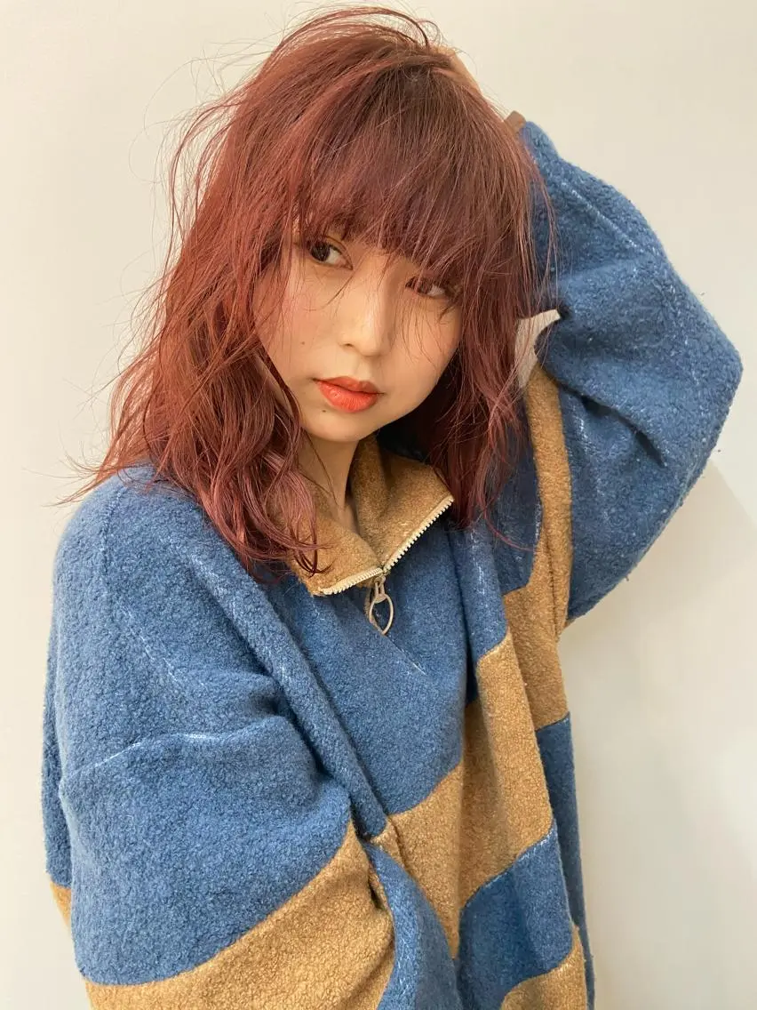 ロング ヘアカラー 🌿自然なハイトーン 竹本悠太郎のヘアスタイル