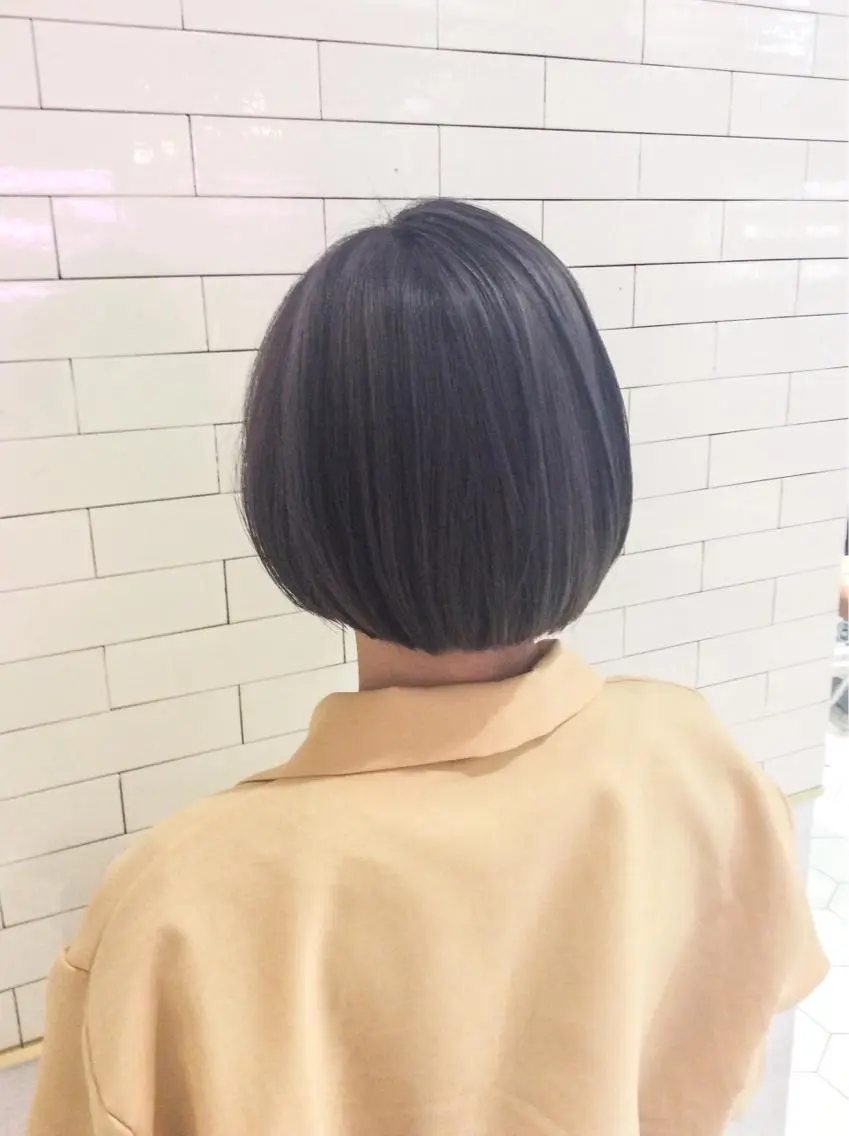 ショート カラー グレージュ レイヤーカット× 髪質改善たもりのヘアスタイル