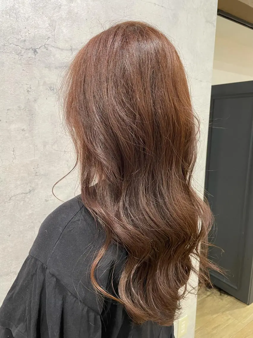 ロング カット ヘアカラー トリートメント LICO 木村真知子のヘアスタイル