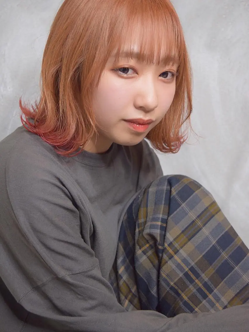 ミディアム インナーカラー🦔 🐾KEISUKEのヘアスタイル