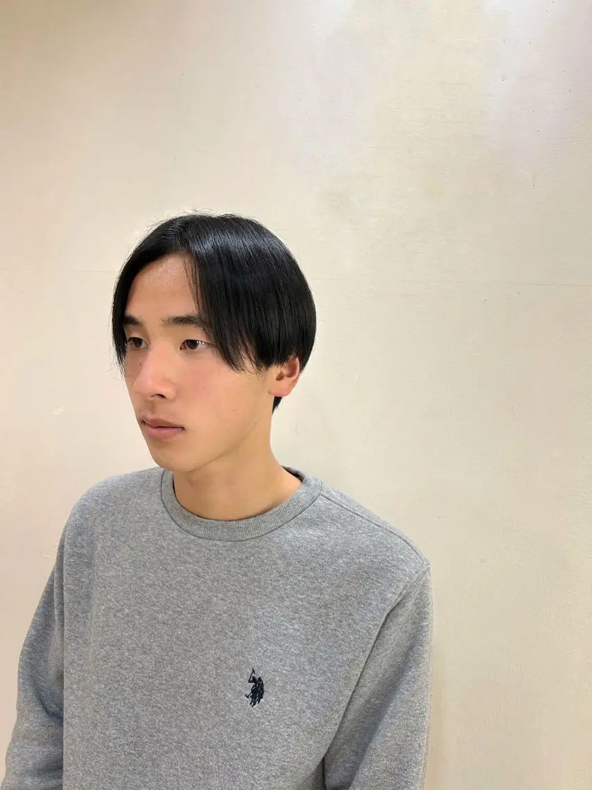ショート パーマ メンズ メンズパーマ ストレートパーマ デザインカラー/ 推しの配色 肥後のヘアスタイル
