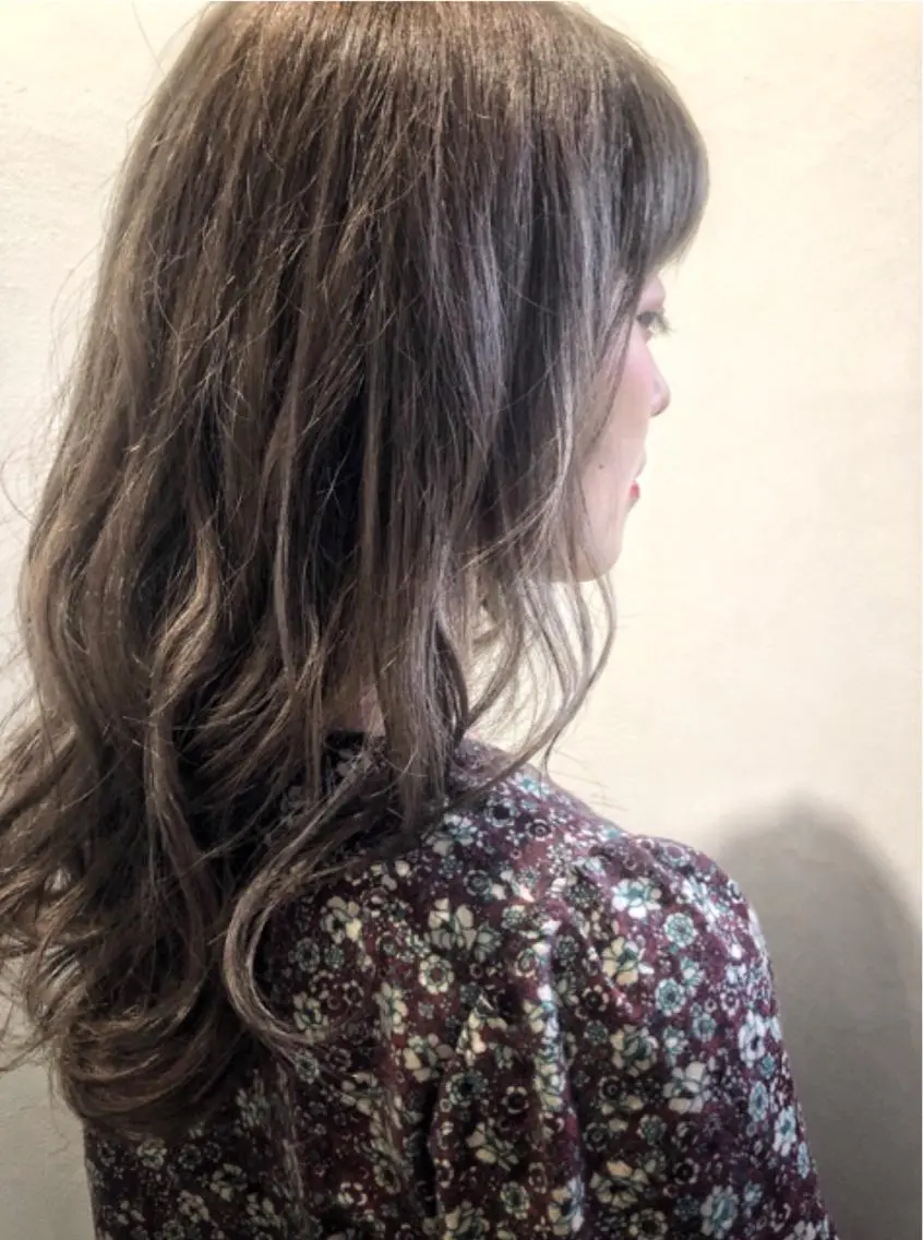 ミディアム カラー 眠れるヘッドスパ✨ chacoのヘアスタイル