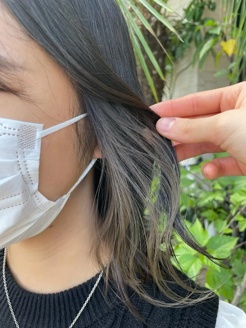 ミディアム カラー ヘアカラー トリートメント AKALA HAIR 西宮店　Juriのヘアスタイル