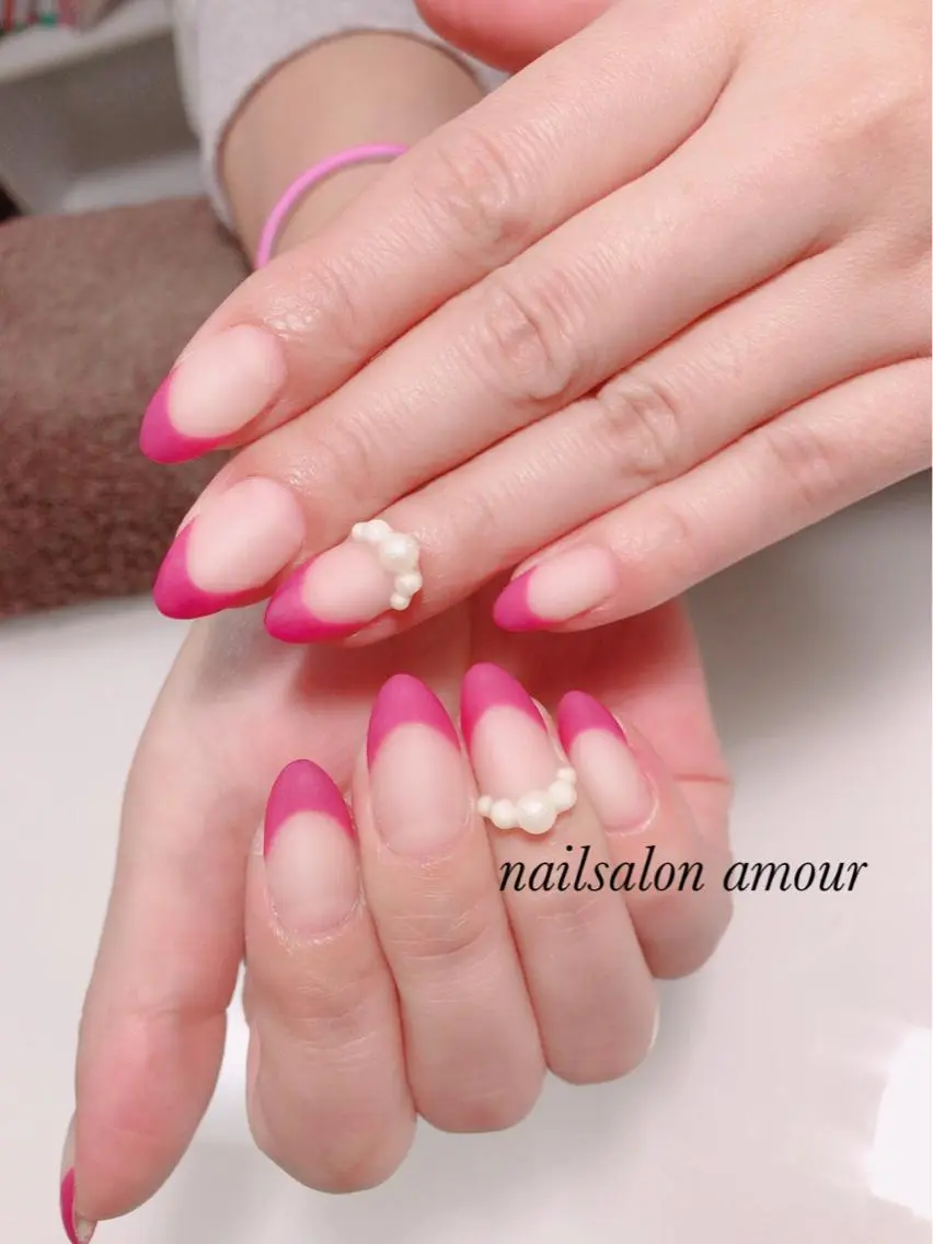 ネイル マットネイル nailsalon ♡amour♡のネイルデザイン
