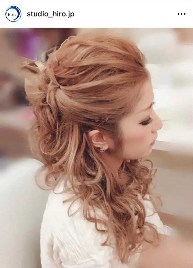 ロング ヘアセット ヒロ(hiro) •スタジオヒロのヘアスタイル