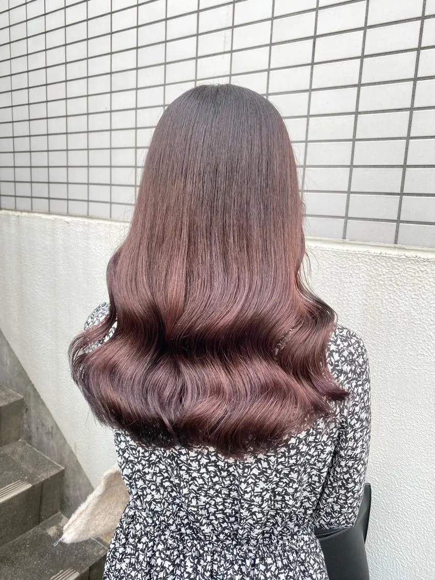 ロング カラー カット ヘアカラー トリートメント ヘッドスパ ヘアセット エフェクトブリーチ 🌟前澤啓太朗のヘアスタイル