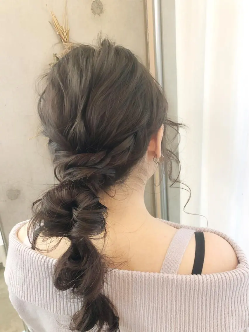 セミロング ヘアアレンジ HIROKI ”博多 /ボブのヘアスタイル