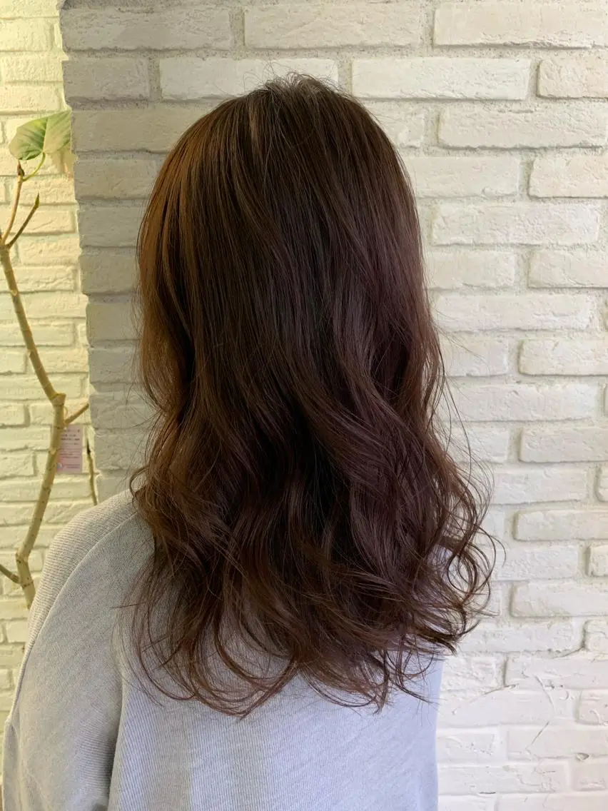 ロング カラー パーマ ヘアアレンジ キッズ マツエク・マツパ レイヤー&カラー 人気美容師倉崎涼のヘアスタイル