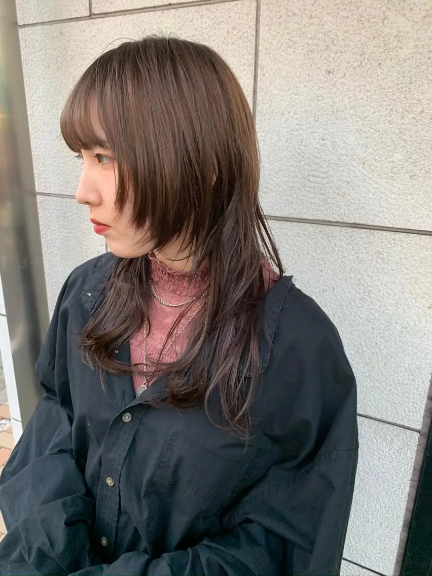 ロング カラー ウルフカット hiro【沿線で叶う 似合わせhair】のヘアスタイル
