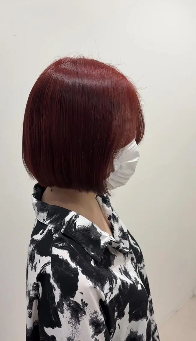 カラー ミディアム カット ヘアカラー トリートメント 柔らかハイトーン/ 美髪💙ྀི/ミナルのヘアスタイル