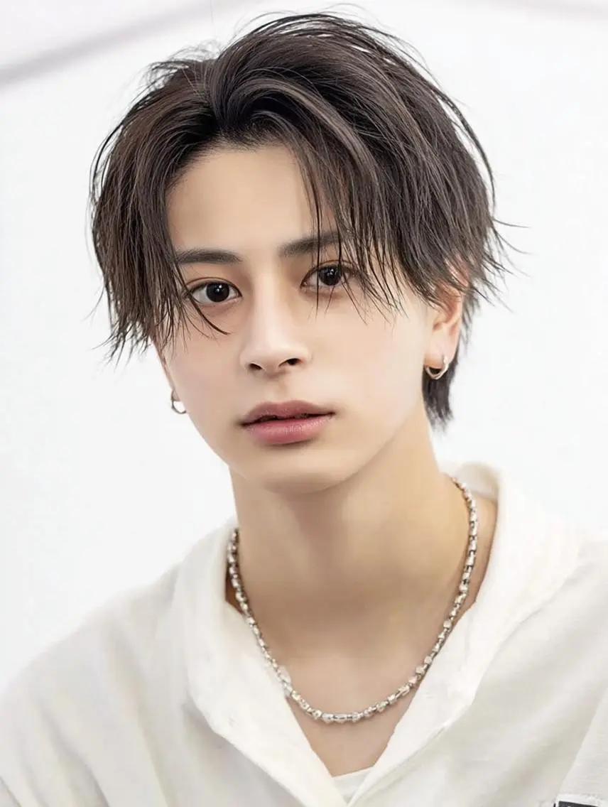 メンズ カット パーマ 祖慶 歩のヘアスタイル