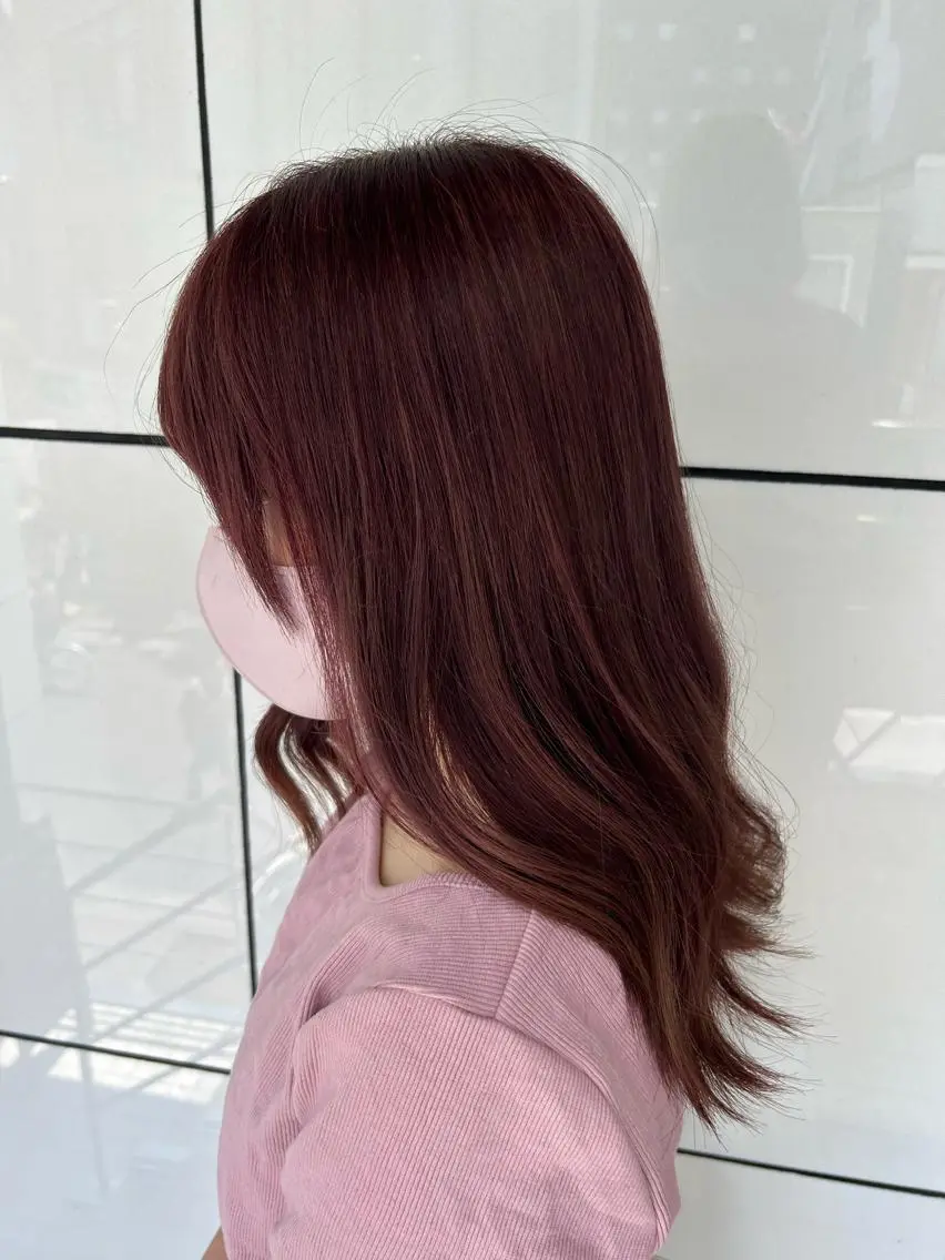 セミロング カラー ブリーチ ケアブリーチ 透明感カラー デザインカラー ダブルカラー ヘアカラー トリートメント まつげ/ヘア AYAKA🌙のマツエク・マツパデザイン