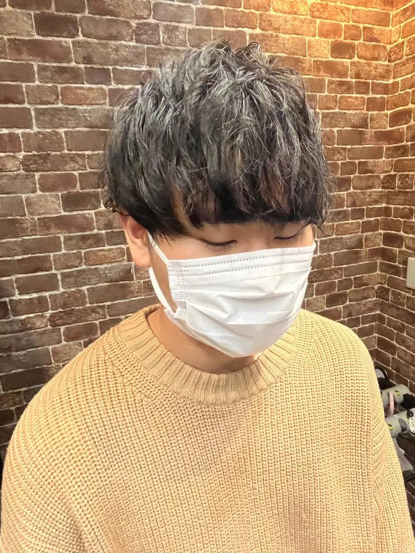 ショート カラー パーマ ヘアアレンジ メンズ キッズ ネイル マツエク・マツパ アイブロウ メンズブリーチ メンズハイライト メンズインナーカラー メンズ韓国風 ブリーチ 久木原 ゆりのヘアスタイル