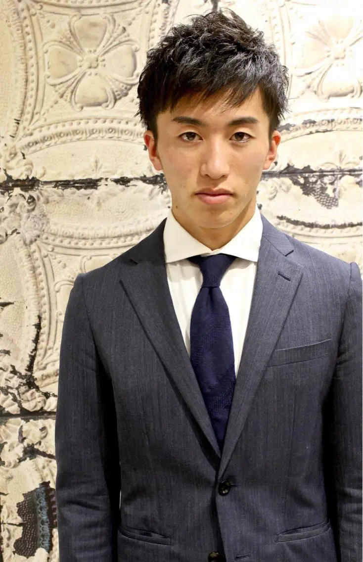ショート パーマ メンズ 佐藤 純のヘアスタイル