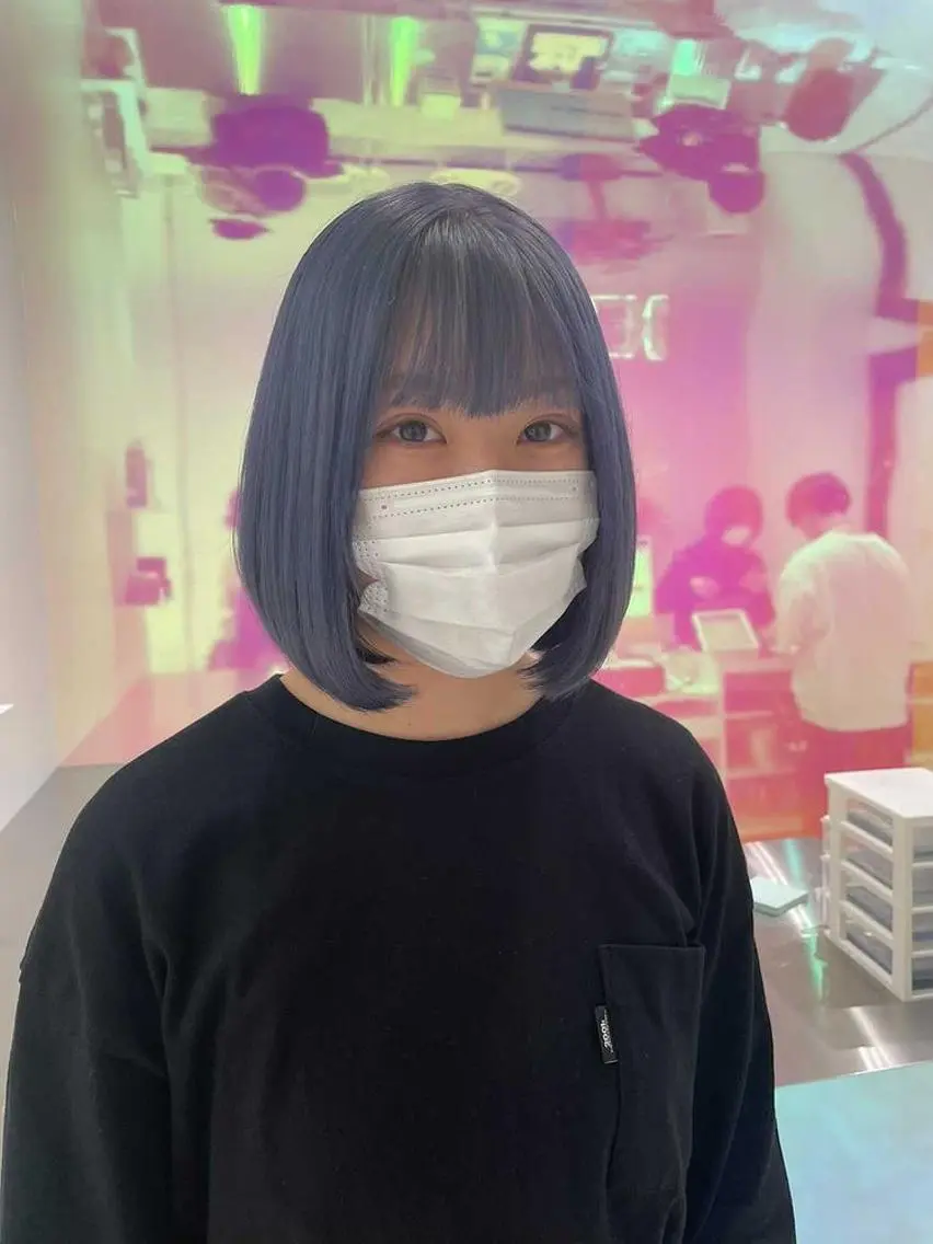 ショート カラー パーマ ヘアアレンジ メンズ キッズ ネイル マツエク・マツパ KANAMI 🌏のヘアスタイル