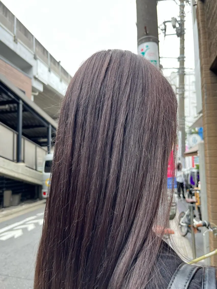 ロング カラー 疋田(ひきた)真由 🐶東京/都立大学のヘアスタイル