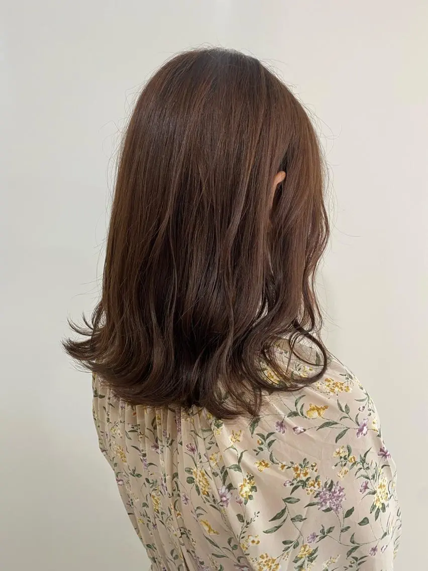 セミロング 川野 彩海のヘアスタイル