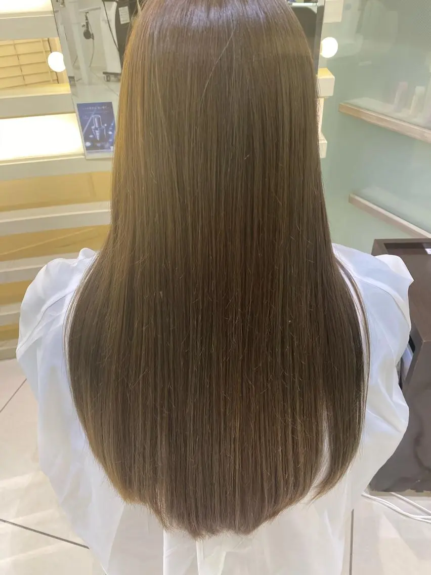 ロング カラー 銀座メンズ専門🖤 叶奈々のヘアスタイル