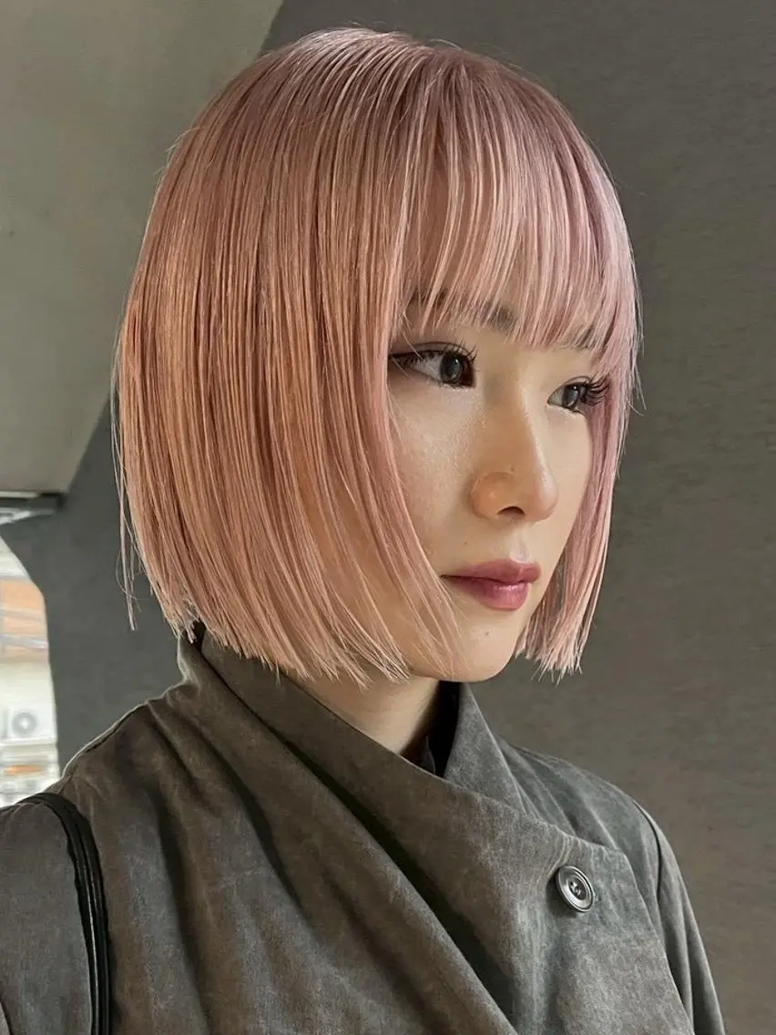 ショート カット ヘアカラー トリートメント ARCANAブリーチ ダブルカラー🌟原宿のヘアスタイル