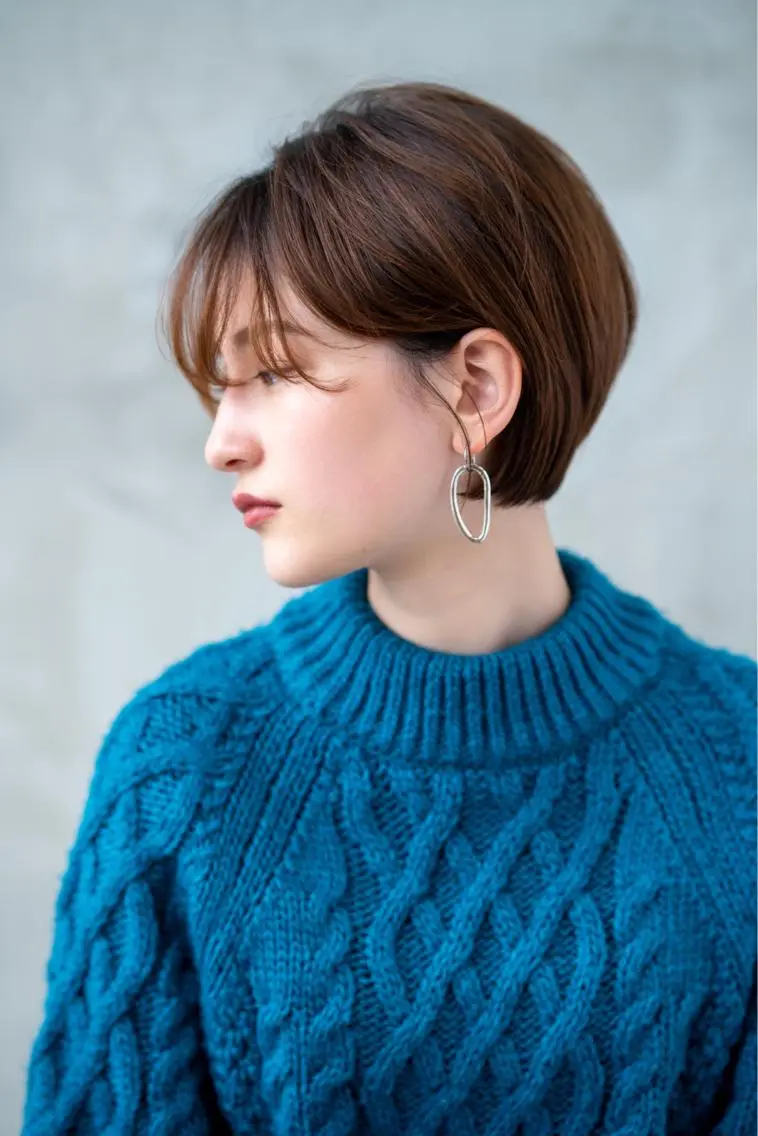 ショート カラー カット ヘアカラー トリートメント 🉐レイヤー/塩見 弘樹🉐渋谷のヘアスタイル