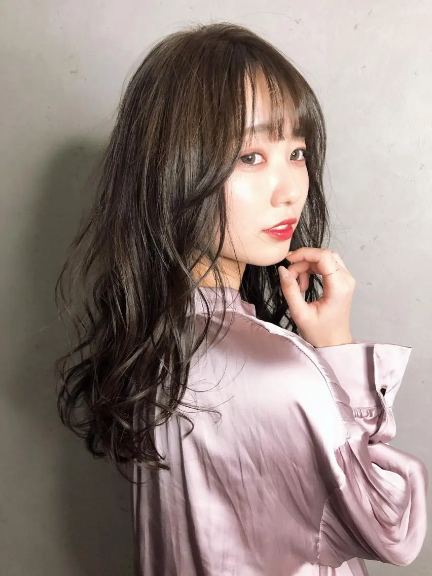 ロング Hikaru Takahashiのヘアスタイル