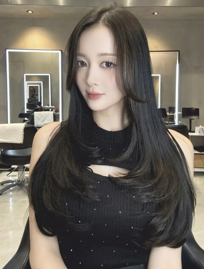 ロング 川口 真也のヘアスタイル