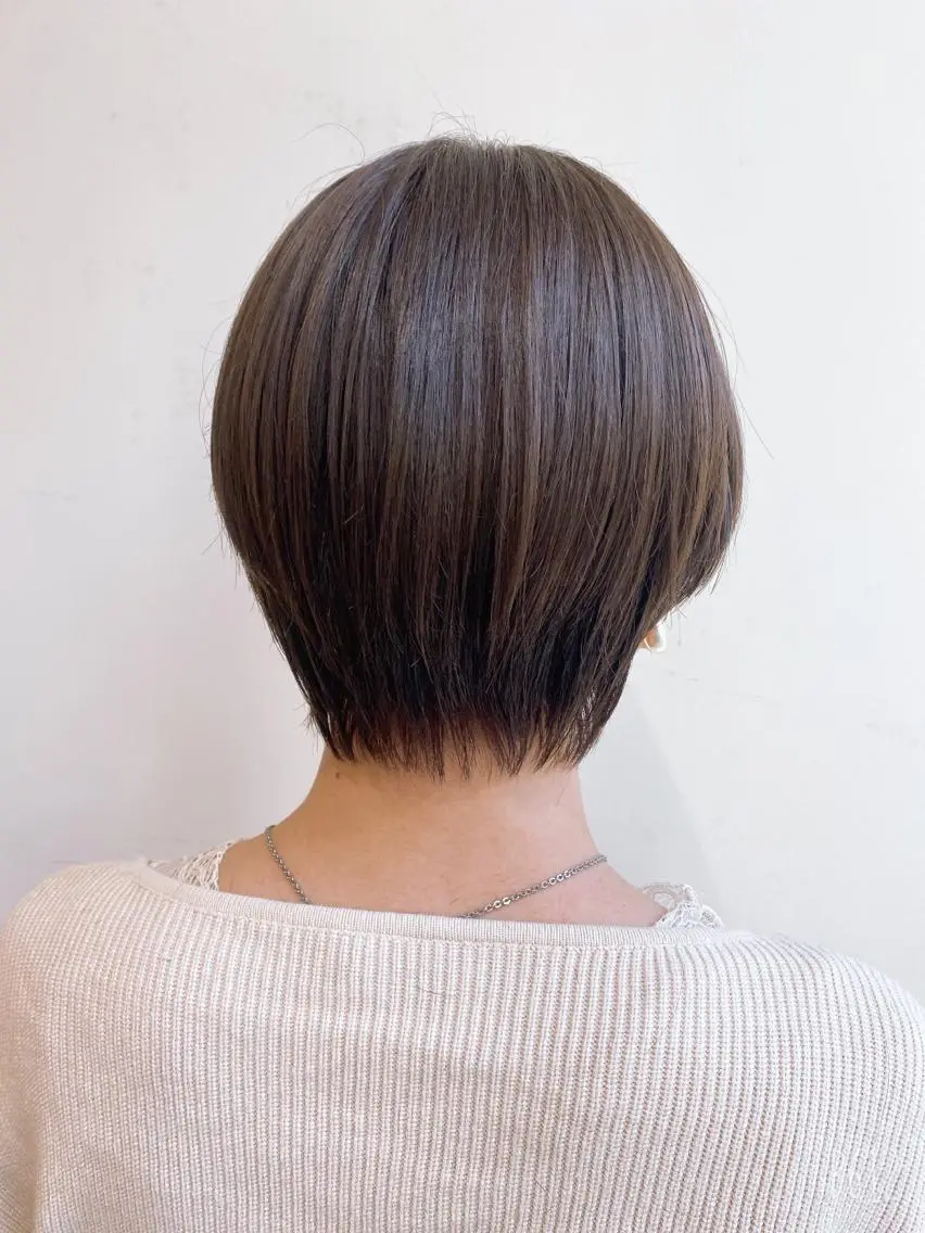 ショート 美髪矯正透明感カラー 江川 和輝のヘアスタイル